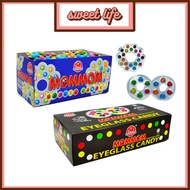 MOMMOM EYE GLASS CANDY BANGLE CANDY 30'S & 40'S CHOCOLATE CANDY