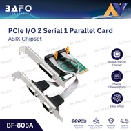 BAFO PCIe I/O 2 Series DB9 1 Parallel DB25 PCI Express Expansion Card BF-H805A BFH805A