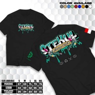 Garuda Baju - Steal T-shirt for Coolie Suit - distro driver t-shirt for coolie suit - short-sleeved 