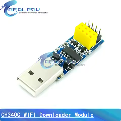 CH340C ESP8266 ESP-01 ESP01S Programmer Adapter USB to ESP8266 Serial Wireless Wifi Developent Board