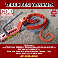 (LANGSUNG READY DAN SIAP KIRIM) (TERBARU) ALAT TEKUK BESI PENEKUK BESI ORNAMEN BENDING NAKO LETER S 