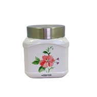 Claytan Ceramic Square Canister  - TMD96WR - Wild Rose