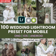 100 Wedding Mobile Lightroom Preset | Android &amp; IOS