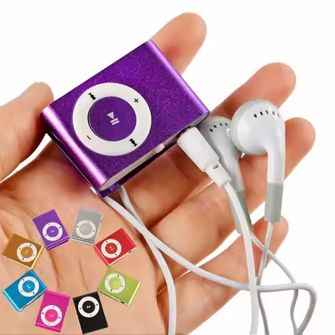 Waterproof Mini Media Player Walkman Mirror 3.5mm Sport MP3 Clip MP3 MP3 Player Music Player Reprodu