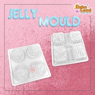 THE BAKER Jelly Mould - Moon Cake Fish Shape (Square/Circle)