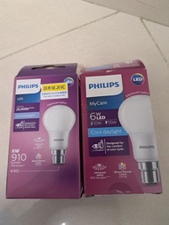 飛利浦 Philips MyCare LED 燈泡 (6W 和8W 白光)