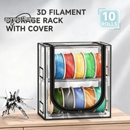 Aurora 1 Set 2 Tiers Metal Filament Storage Rack With Trans Cover 3D Printer Filament Storage Box Ho