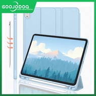 GOOJODOQ iPad Air 4 Case iPad Case For iPad 8th Generation Case Auto Sleep/Wake TPU Soft Silicone Shell Full Protect Cover For iPad Air 1 2 9.7 2017 2018 Air 3 10.5 iPad Pro 11 2018  (No Pencil)