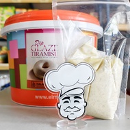 Elmer Glaze Tiramisu 250Gr Tiramisu Donut Topping/ Elmer Tiramisu Dip Glaze/