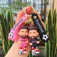 Cross-Border Soccer Star Messi Keychain Jersey Sneakers Figurine Pendant Football Star Merchandise S
