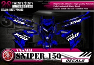 Sniper 150 decals / sticker Version 1