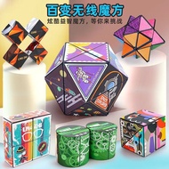 Variety Infinite Rubik's Cube Educational Children's Toys Geometry 3d Decompression Black Technology