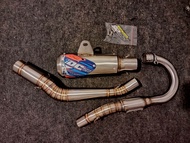 knalpot supermoto herex helikopter original IDC 26 Klx 150L SE BF crf150l DTracker STANDAR KOMPETIS