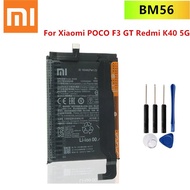 Xiaomi 2021แบตเตอรี่เดิม BM56แบตเตอรี่สำหรับ Xiaomi POCO F3 GT Redmi K40 5G/ BM56 ความจุแบต 5065mAh+