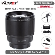 VILTROX 85Mm F1.8 II STM Full Frame Auto Focus Lens For Sony E Mount Large Aperture Camera Like A9II A7IV A7sii A6600 A7R3