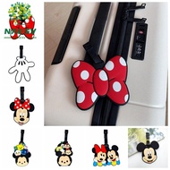 NAESV Cartoon Luggage Tag, Boarding Pass PVC Airplane Suitcase Tag, Portable Mickey Information Card