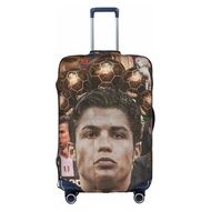 【Free Gift】 Cristiano Ronaldo Career Collage 18/22/26/28/32 Inches Suitcase Cover Luggage Cover