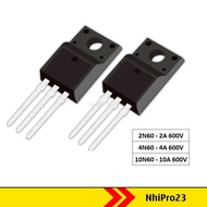 Mosfet 2N60 4N60 10N60 20N60 2a 4a 10a 20a 600v quality plastic back