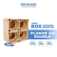 3 inch double planar box 3 inch speaker box