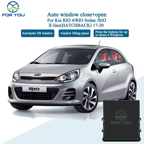 FORYOU Car Automatic Intelligent Close Open 2 by 2 Kit For Kia RIO 4/RIO Sedan/RIO X-line(HATCHBACK)