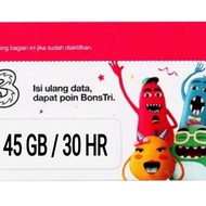 Voucher Internet Tri Happy 45Gb/1bln