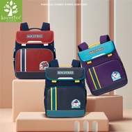 Kocotree New Children's Schoolbags Lightweight spinal protection backpack Burden-Reducing School Bag for for Grades 1-3 KQ22201