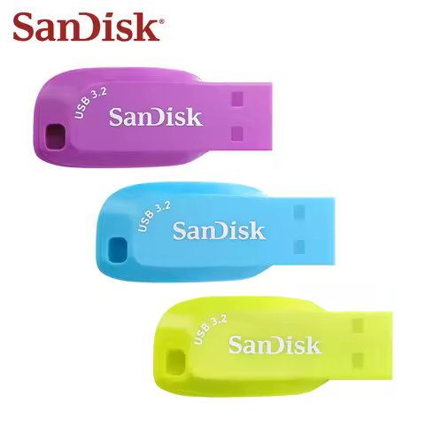 SanDisk USB 3.2 Gen1 CZ410 Ultra Shift Flash Drive 128GB 64GB 32GB Universal Serial Bus Read 100 MB/