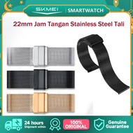 SKMEI 22MM Smart Watch Strap, Comfortable and Breathable, Rust-Resistant Waterproof Stainless Steel 