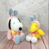（全新）日本 史努比 Snoopy 復活節兔 公仔 胡士托 糊塗塔克 Woodstock