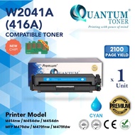 Compatible 416A W2041A Cyan Toner for HP Laserjet Pro M454nw M454dn M454dw MFP M479dw M479fnw M479fd