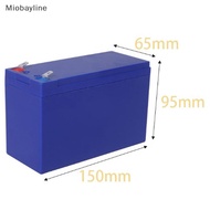 {Miobayline} 12V 7Ah  Case Fit 18650 Cells Empty Box 3*7 HolderStrip Storage Box new