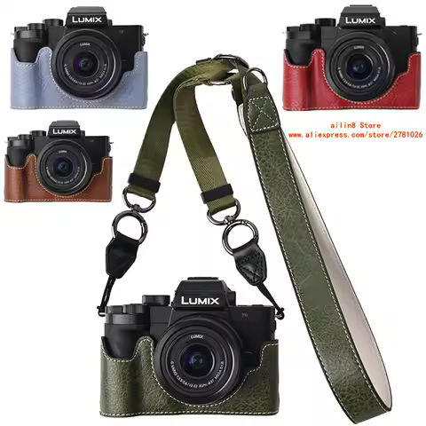 for Panasonic Lumix DC-G100 S9 pu Camera bag shell, face clip, handle, bottom support, protective co