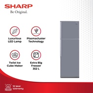 Sharp Kulkas 2 Pintu Plasmacluster SJ-450GP-SD