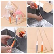 Multifunctional Straw Brush Baby Pacifier Bottle Cleaning Slender Wash Small Cup Lid Brush Thermomix Brush