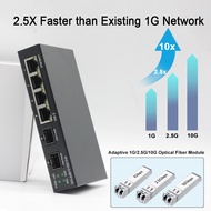 Gigabit Ethernet Switch 2.5G 10G SFP | 5 8 Port High Speed Network Splitter