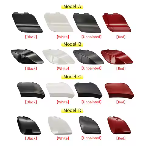 For Mercedes W117 Car Front Bumper Tow Hook Cover Cap Black White Red For Benz CLA Class 2014-2019 C