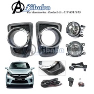 PERODUA AXIA G-Spec 2017 Plug &amp; Play Fog Lamp Spot Light SET