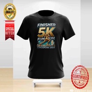 BAJU VIRAL RUNNER FUN RUN 5KM DESIGN 5 TSHIRT ROUND NECK FOR ALL