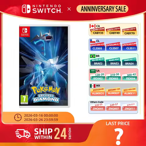 Pokemon Brilliant Diamond Nintendo Switch Physical Game Card Deals 100% Official Original RPG Genre 
