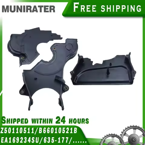 For 1995-2001 Mazda Protege Z50110511 B66010501E 1.5L Engine Timing Cover Set
