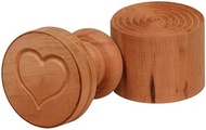 Tagliapasta.com Heart Shape for Corzetti Liguri Wood Diameter 53 mm