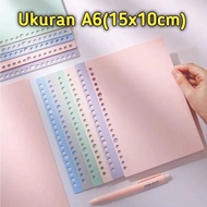 LOOSE LEAF A6 COLOR/MULTI COLOR LOOSE LEAF A6/COLOR BINDER PAPER A6/REFILL PAPER A6