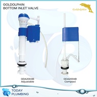 Goldolphin GDA2003B GDA2004B WC Cistern Bottom Water Inlet Valve 8" - 12" (Toilet Water Tank/Tangki 