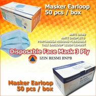 [Zs]Masker Medis 3ply 1box isi 50