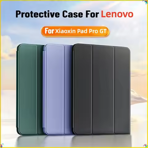 For Lenovo Xiaoxin Pad Pro GT Case 11.1 inch 2025 Trifold PU Leaher Soft Back Stand Tablet For Xiaox