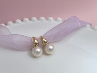 天然淡水珍珠 大珍珠 愛迪生珍珠 耳環