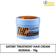 GATSBY Treatment Hair Cream 70g Normal THC BLUE Long Lasting Moisture Krim Rambut