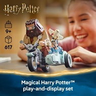 LEGO 76443 Harry Potter Hagrid & Harry's Motorcycle Ride Building Toy Set (617 Pieces)