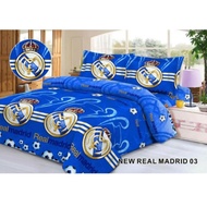 HOMEMADE BED SHEET WITH BALL MOTIF RE4L M4DRID 180X200