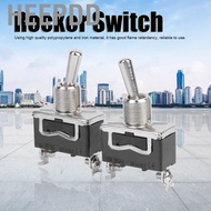 HEEPDD Excellent Performance Flame Retardancy LED Toggle Switch  Iron 2Pin Factory for Machinery Che